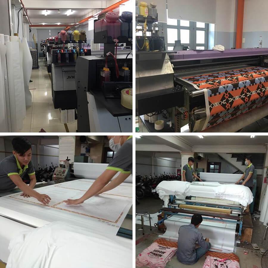 Chuyên cung cấp dịch vụ in vải CHUYỂN NHIỆT 2 Xưởng In Vải Thời Trang HCM: In Theo Thiết Kế, Giá Rẻ, Bền Màu