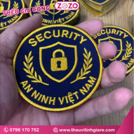 Thêu logo cắt rời