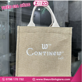 thêu túi vải