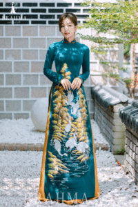in vải áo dài