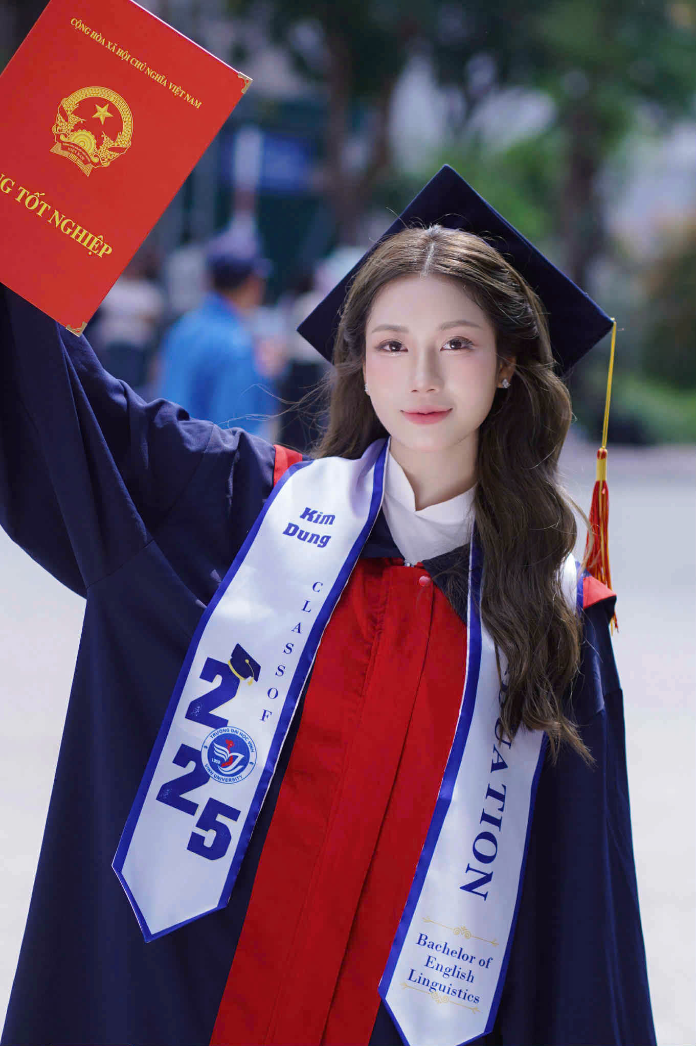 In sash hoa hậu &#8211; Băng tốt nghiệp