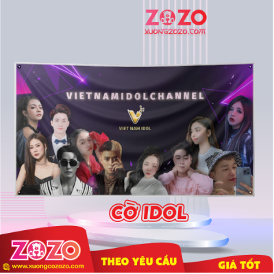 In cờ vải theo yêu cầu. Miễn phí thiết kế