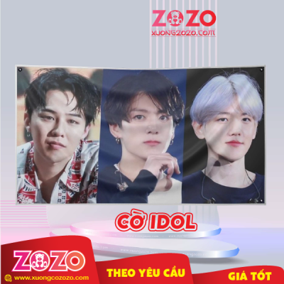 In cờ vải theo yêu cầu. Miễn phí thiết kế