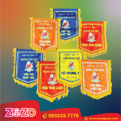 In cờ vải theo yêu cầu. Miễn phí thiết kế