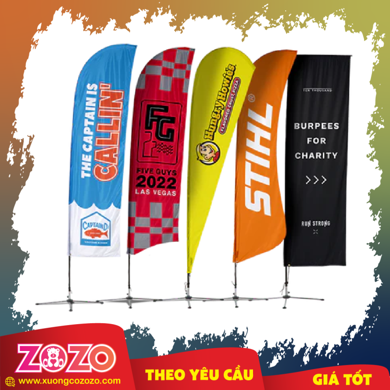 In cờ lớp, tổ quốc, công ty các loại giá rẻ tại HCM